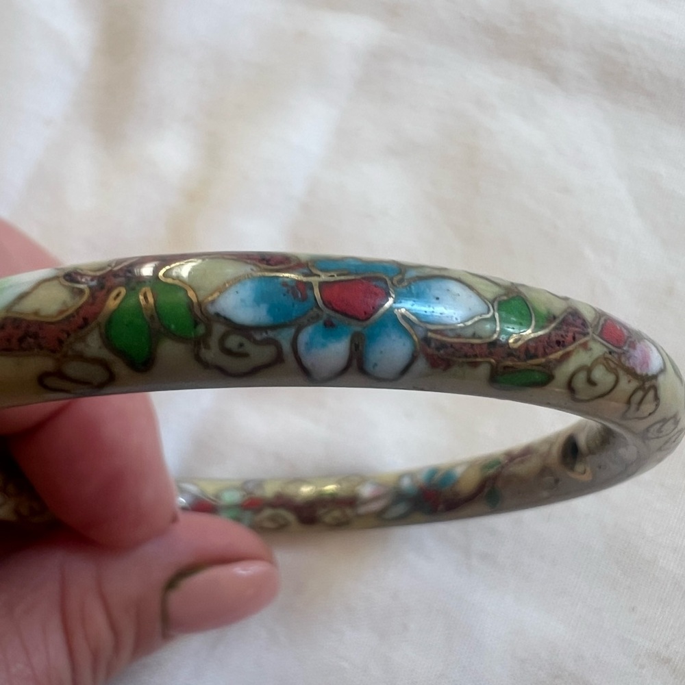 Handcrafted Cloisinne Bangle - Picture 3 of 5